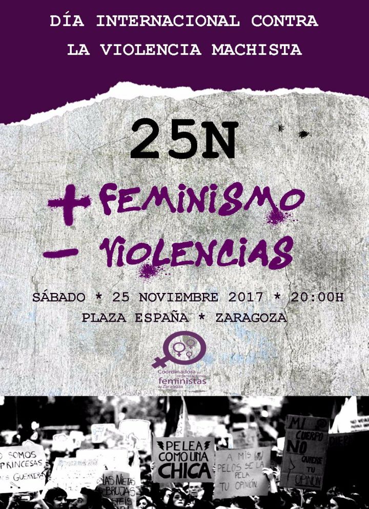 25 de noviembre, Día Internacional de la eliminación de la violencia contra la mujer