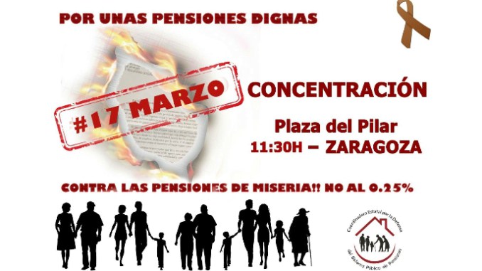 OSTA participará en las movilizaciones a favor de unas pensiones dignas