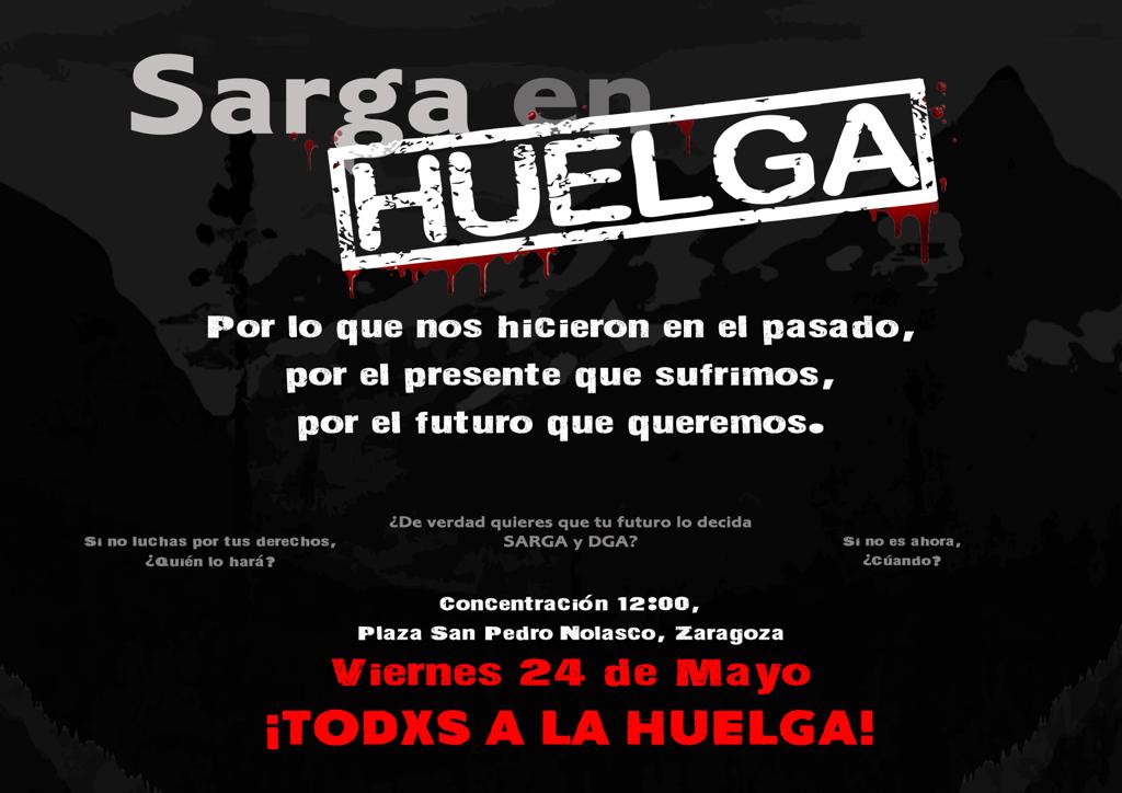 Los trabajadores y trabajadoras de SARGA irán a la huelga