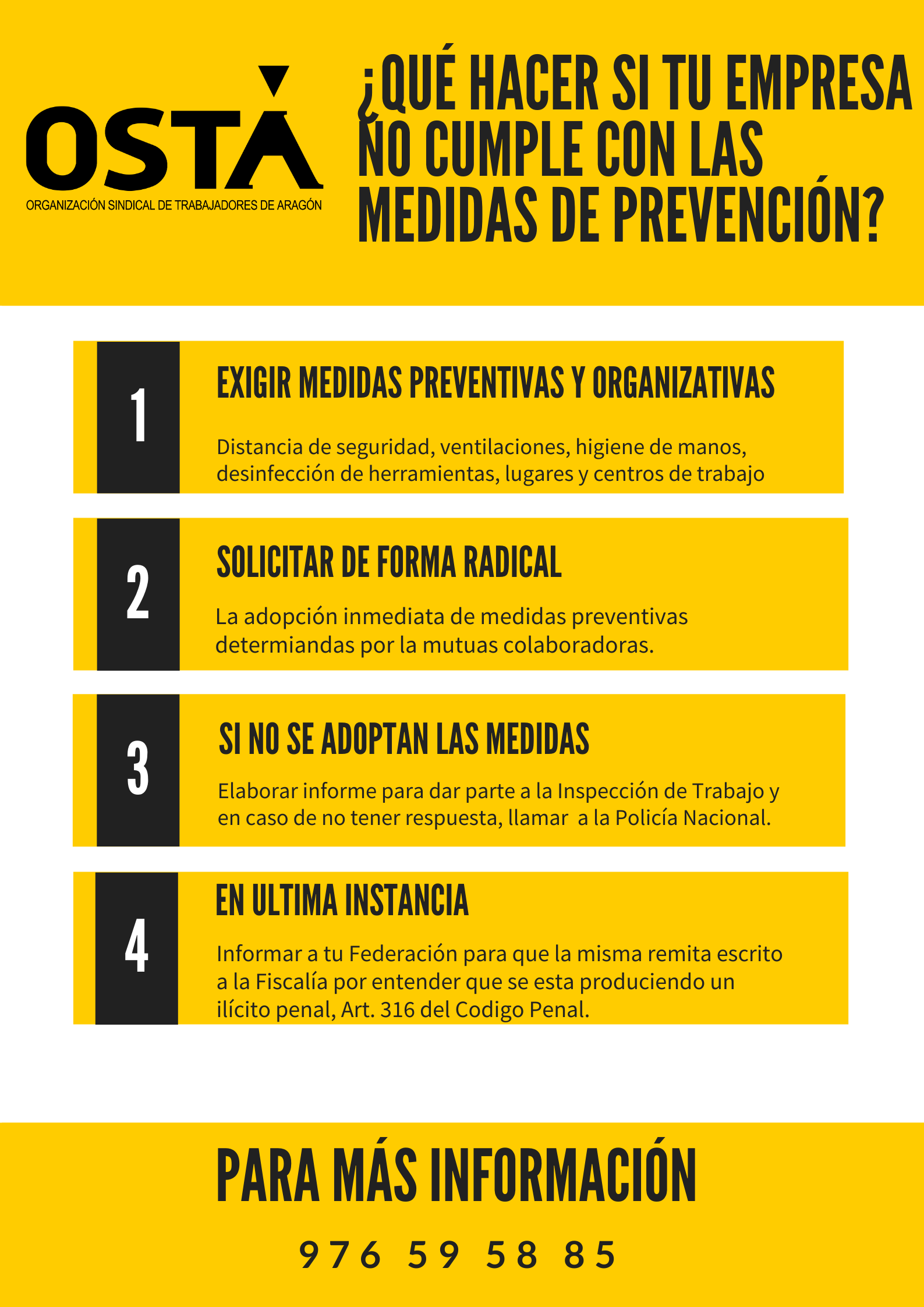 Numerosas empresas aragonesas no cumplen las medidas sanitarias