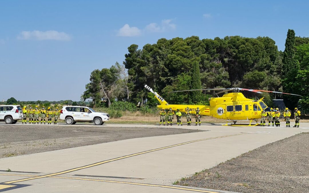 Valoramos positivamente el cambio de modelo del Operativo Forestal en Aragón