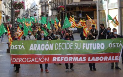 OSTA vuelve a exigir la derogación de las reformas laborales