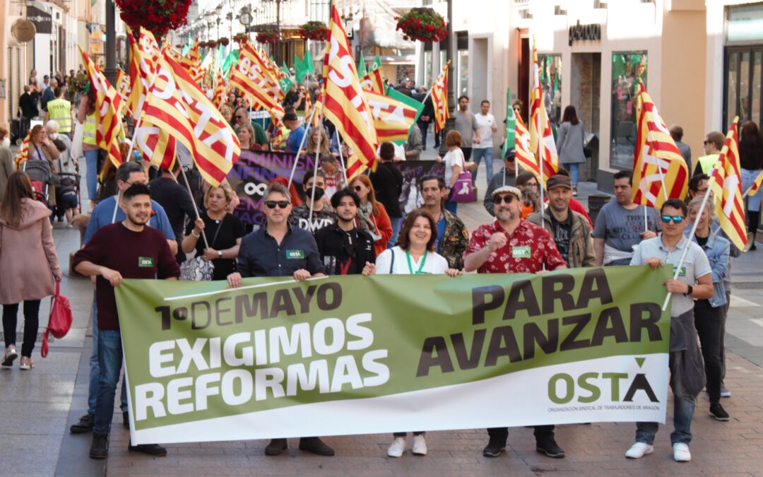 Primero de mayo. Salimos a la calle exigiendo reformas para avanzar en derechos laborales