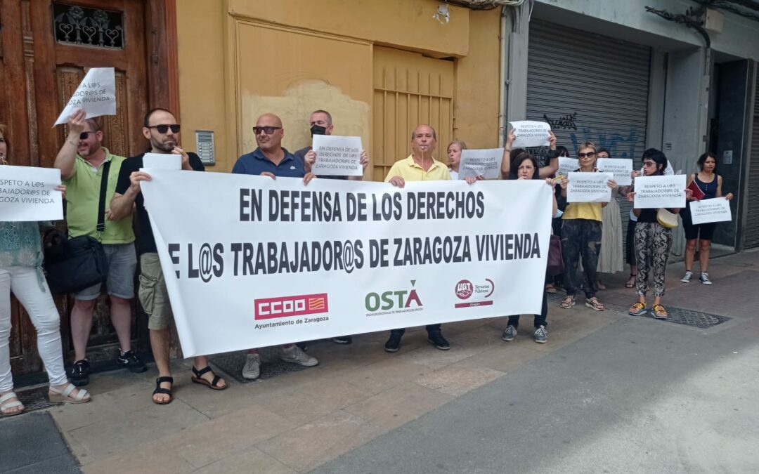 El Comité de Empresa de Zaragoza Vivienda exige el cese inminente del Gerente