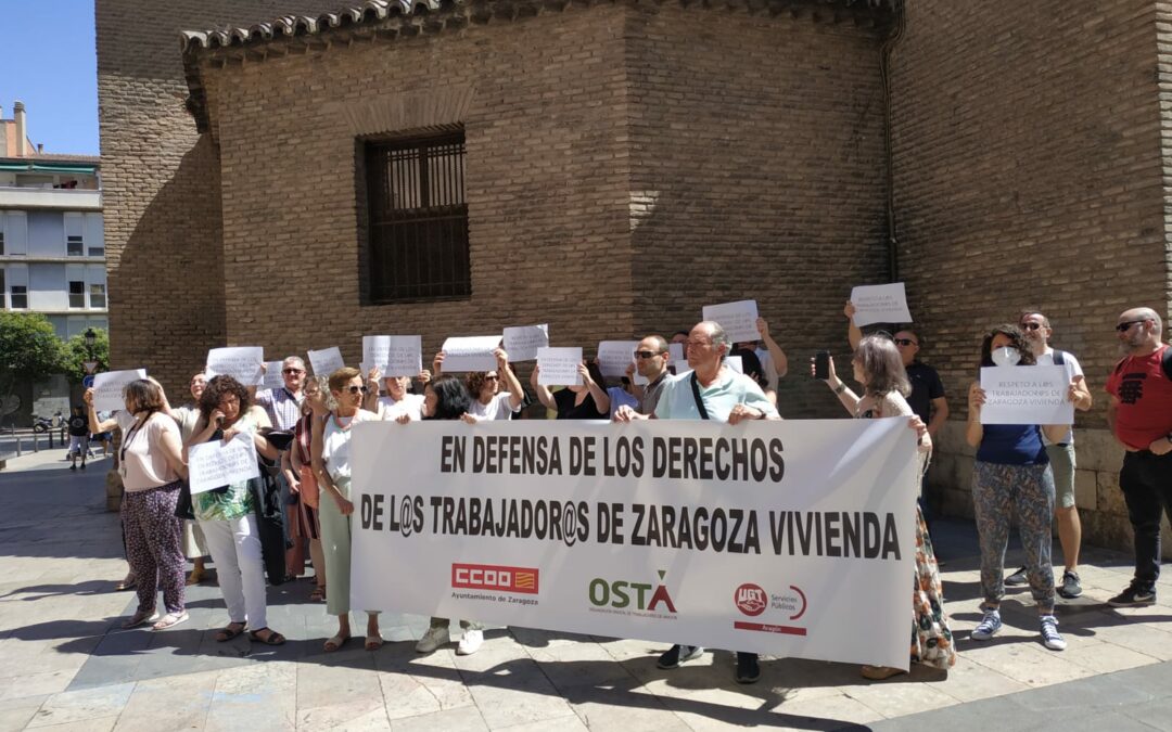 El Comité de Empresa de Zaragoza Vivienda denuncia la pasividad del Equipo de Gobierno con su situación