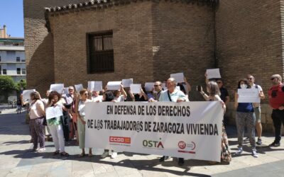 El Comité de Empresa de Zaragoza Vivienda denuncia la pasividad del Equipo de Gobierno con su situación