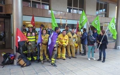 El Operativo de Incendios Forestales de Aragón ira a la huelga