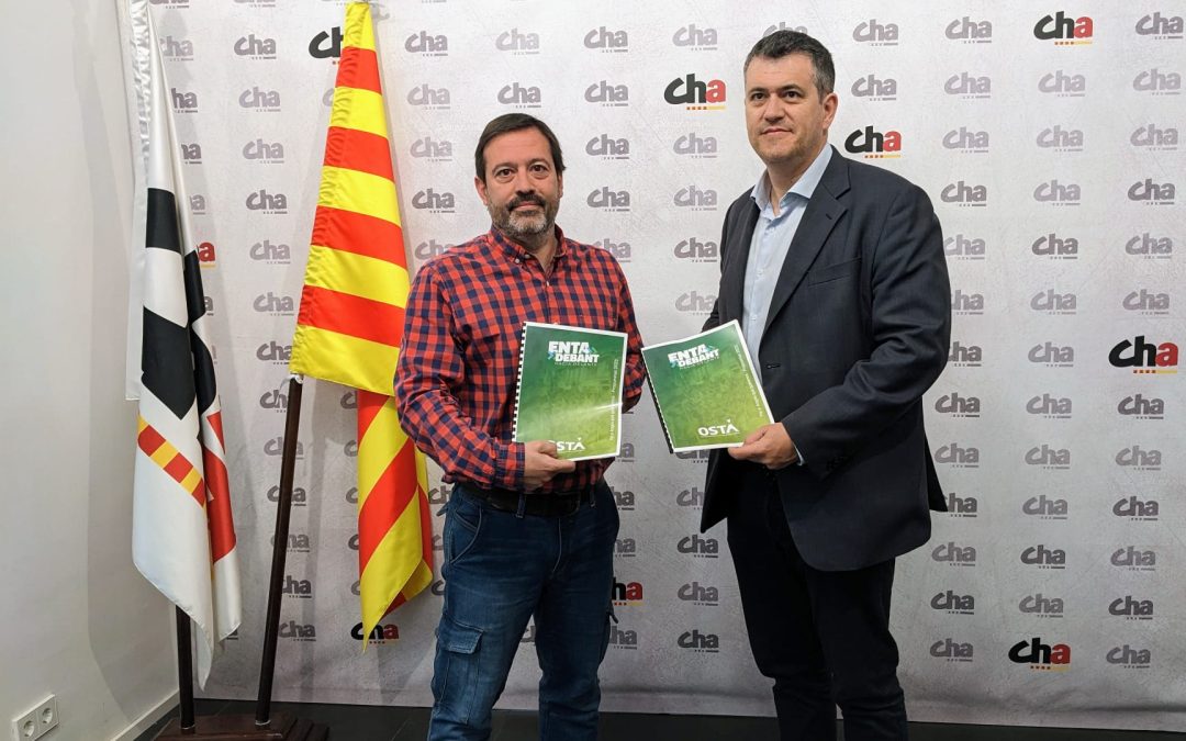 CHA incluye nuestras propuestas para Aragón en su programa electoral