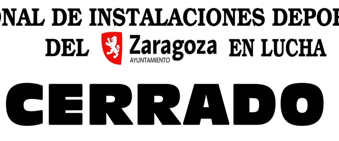 El Ayuntamiento de Zaragoza incumple el acuerdo fin de huelga del servicio de Deportes