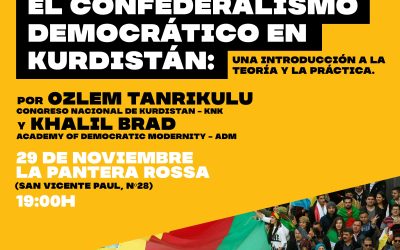 Diferentes actos en Zaragoza en la campaña ¡Libertad para Abdullah Öcalan, una solución política para la cuestión kurda!