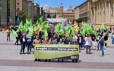 Exigimos este 1º Mayo:  un Marco Propio de Negociación Colectiva para Aragón.