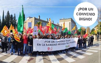El convenio de la sanidad privada de Aragón sigue bloqueado