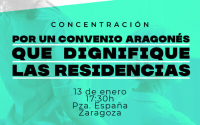 Concentración para exigir un Convenio Autonómico que dignifique el trabajo en residencias