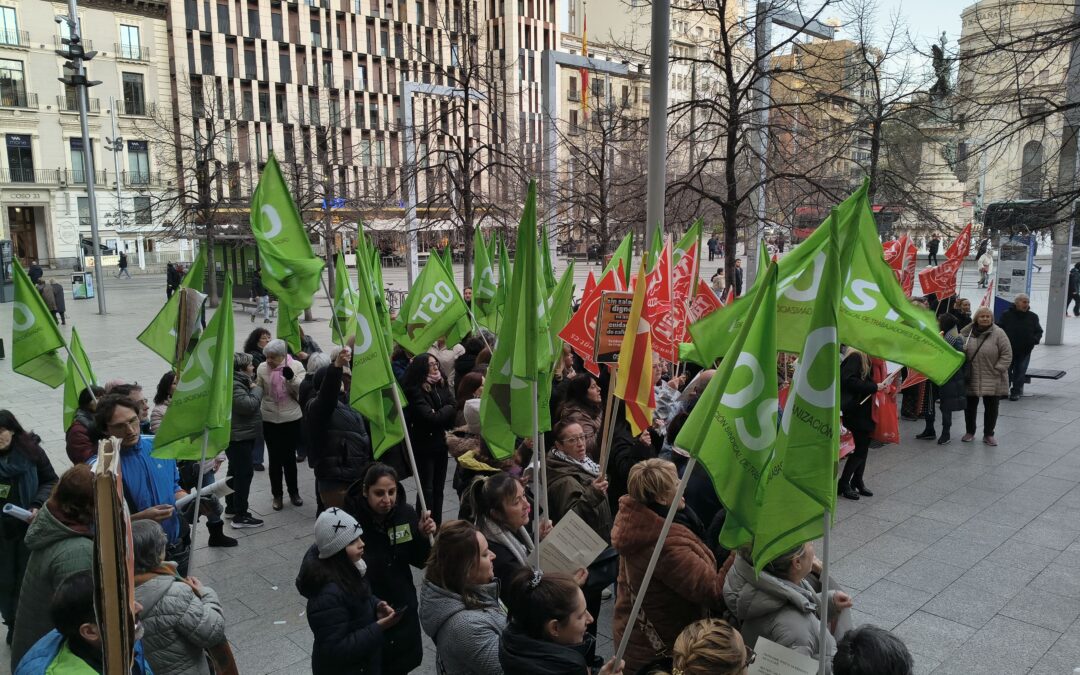 Denunciamos el abandono institucional del sistema de dependencia en Aragón